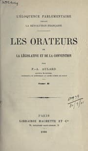 Tapa de Les orateurs de la législative et de la convention