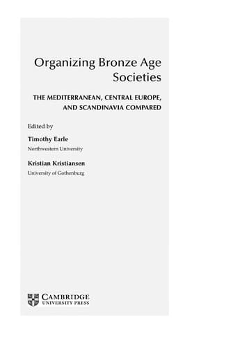 Tapa de Organizing Bronze age societies