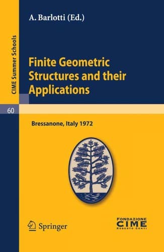Tapa de Finite Geometric Structures and their Applications