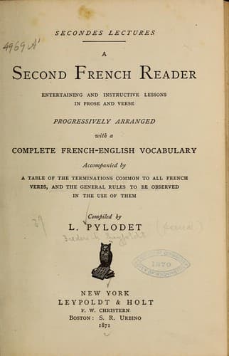 Tapa de Secondes lectures