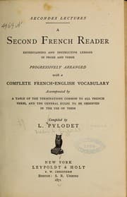 Tapa de Secondes lectures