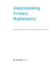 Tapa de Understanding primary mathematics
