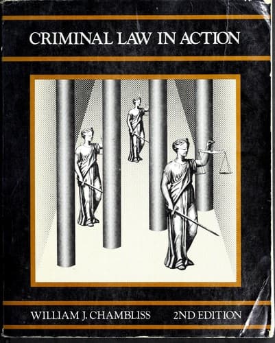 Tapa de Criminal law in action