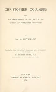 Tapa de Christopher Columbus and the participation of the Jews in the Spanish and Portuguese discoveries