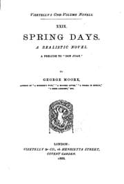 Tapa de Spring Days: A Realistic Novel