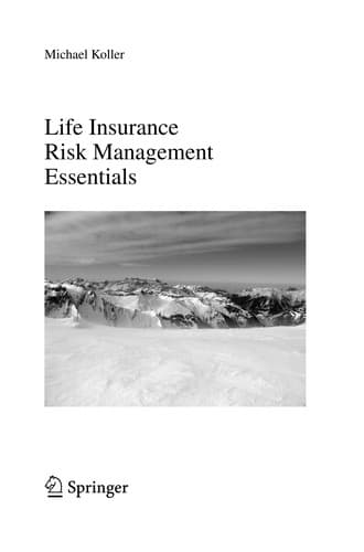 Tapa de Life Insurance Risk Management Essentials