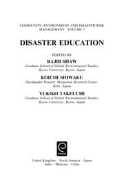Tapa de Disaster education