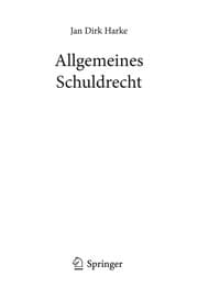 Tapa de Allgemeines Schuldrecht