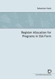 Tapa de Register allocation for programs in SSA form