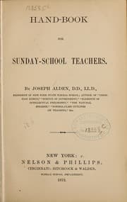 Tapa de Handbook for Sunday-school teachers