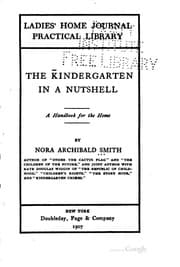 Tapa de The Kindergarten in a Nutshell: A Handbook for the Home