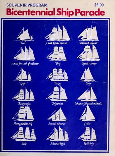 Tapa de Bicentennial ship parade