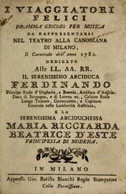 Tapa de I viaggiatori felici