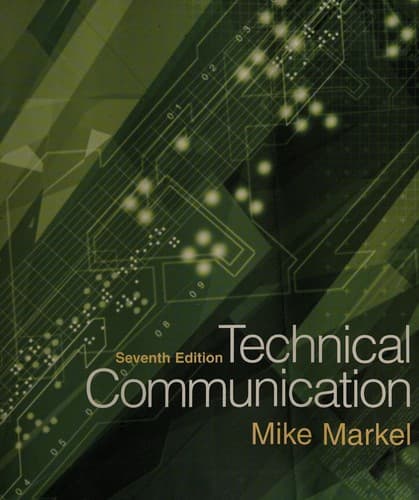 Tapa de Technical communication