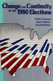 Tapa de Change and continuity in the 1980 elections