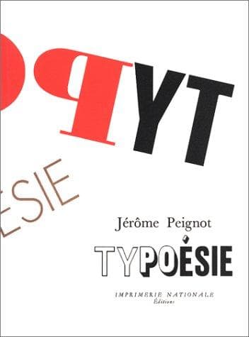 Tapa de Typoésie