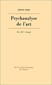 Tapa de Psychanalyse de l'art