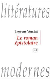 Tapa de Le roman épistolaire