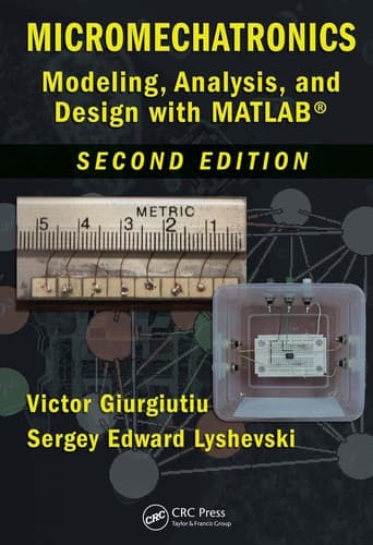 Tapa de Micromechatronics modeling, analysis, and design with MATLAB