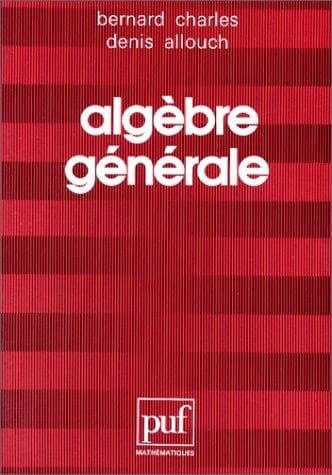Tapa de Algèbre générale