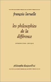 Tapa de Les philosophies de la différence