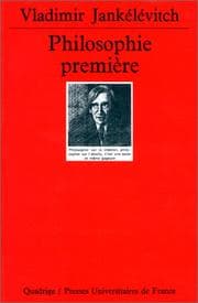Tapa de Philosophie première