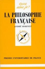 Tapa de La philosophie française