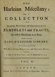 Tapa de The Harleian miscellany