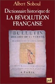 Tapa de Dictionnaire historique de la Révolution française