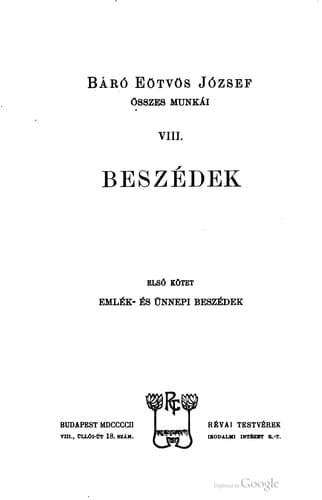 Tapa de Összes munkái
