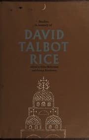 Tapa de Studies in memory of David Talbot Rice