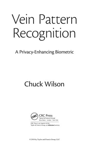 Tapa de Vein pattern recognition