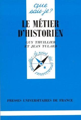 Tapa de Le métier d'historien