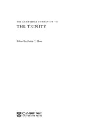 Tapa de The Cambridge Companion to the Trinity