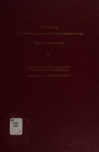 Tapa de Resolving regional conflicts