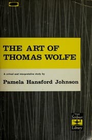 Tapa de The art of Thomas Wolfe