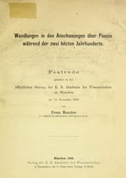 Tapa de Wandlungen in den Anschauungen u ber Poesie wa hrend der zwei letzten Jahrhunderte