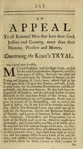 Tapa de King Charles his case:  or