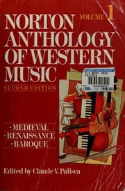 Tapa de Norton Anthology of Western Music Mediev