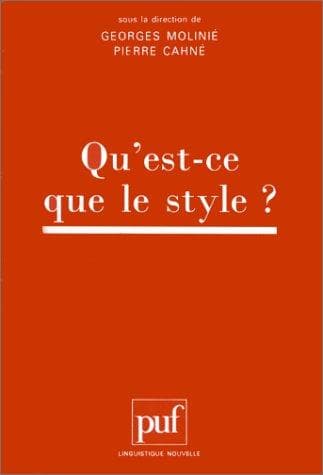Tapa de Qu'est-ce que le style?