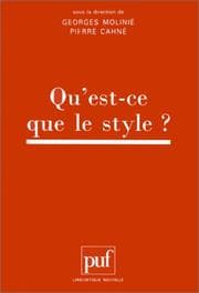 Tapa de Qu'est-ce que le style?