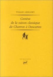 Tapa de Genese de la raison classique de cha
