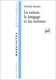 Tapa de La raison, le langage et les normes