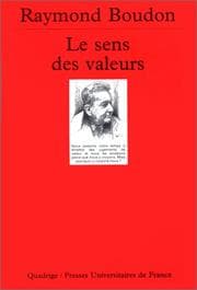 Tapa de Le Sens des valeurs