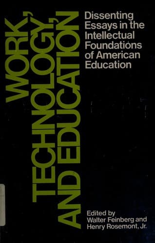 Tapa de Work, technology, and education