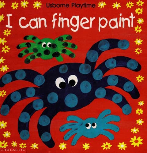 Tapa de I Can Finger Paint (Usborne Playtime)