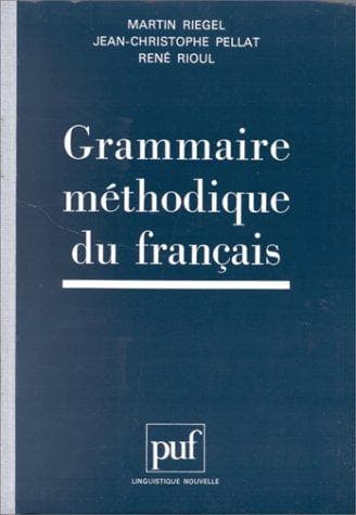 Tapa de Grammaire methodique du francais