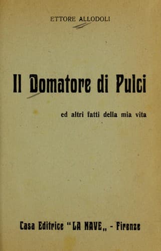 Tapa de Il domatore di pulci
