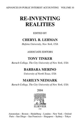 Tapa de Re-inventing realities