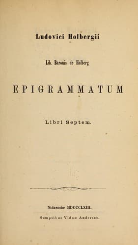 Tapa de Epigrammatum libri septem